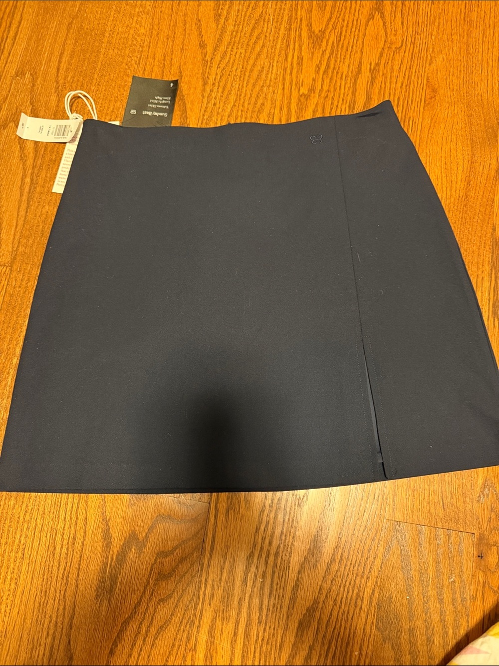 Sunday Best navy blue Tatiana mini skirt size 6 NWT